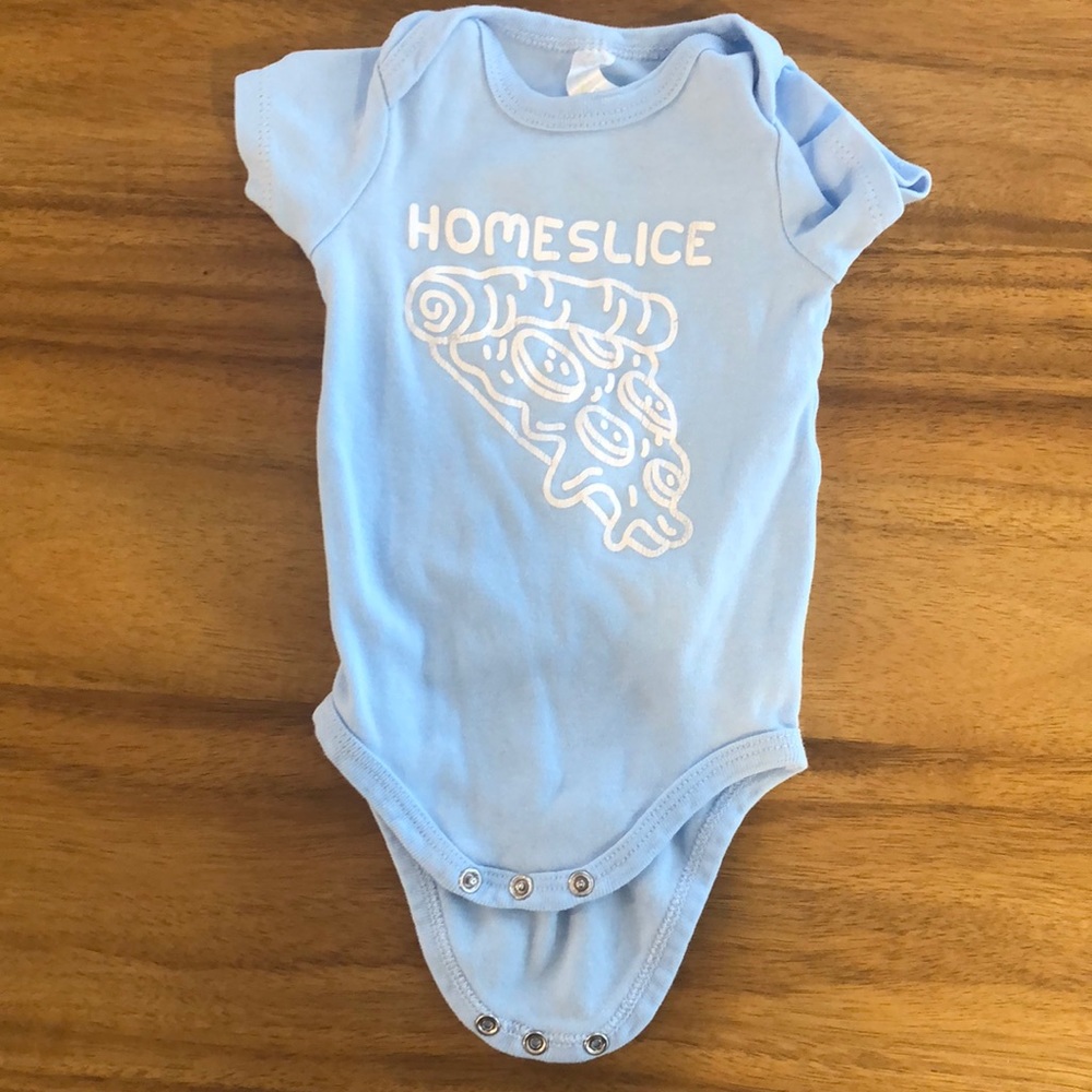 Babi Essential Newborn “Homeslice” Onesie